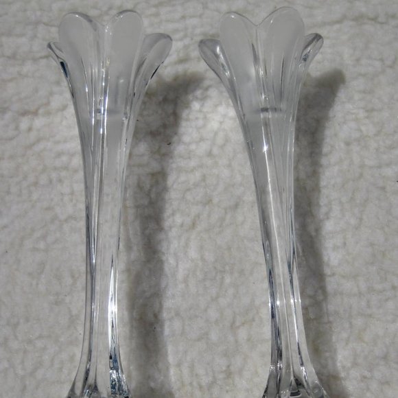 Pair of Cristal d'Arques Candle Holders - Picture 1 of 9